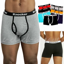 2 4 6 Pack Knocker Men's Stretch Cotton Spandex Boxer Briefs S-3XL