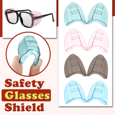 Side Shields for Eye Glasses Slip-On Safety Glasses Flexible Shield Univers~J~