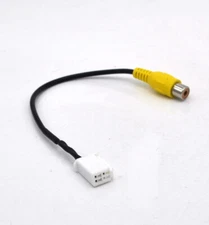 Reverse Backup Camera RCA Cable wire Adapter For Toyota camry 4pin oem radio