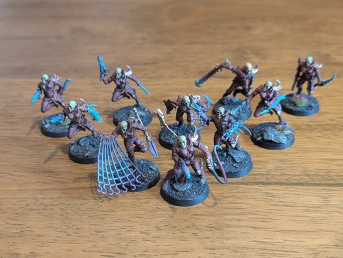 Drukhari - 10 x Wyches - Grimdark part conversion. Beautiful! Games Workshop 40k - Photo 3/8