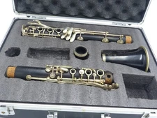 1975 RARE PROFESSIONAL SELMER SERIES 10 FULL-BOEHM Bb WOOD CLARINET