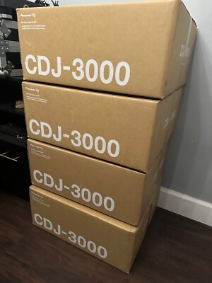 Pioneer DJ CDJ-3000 Professional DJ Multi Player (Black) (Factory Sealed)