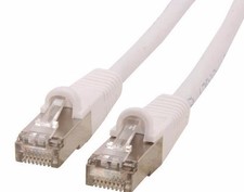 Coboc - CY-CAT7-05 - Cat 7 26AWG Snagless Network Cable - White - 5 ft.