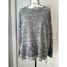 Karen Kane Gray Shirt Made In USA Size XL