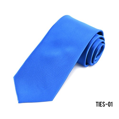 Top Quality Skinny Narrow 8cm Tie Solid Plain Wedding Slim Classic Satin Necktie - Picture 6 of 19