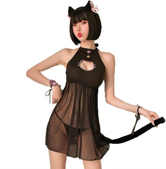sexy kitten clothing Amazon.com: Unibaby Women Kawaii Cat Cosplay Costume Tube Tops Pleated  Skirt Outfit Cute Kitten Lingerie Set: Clothing, Shoes & Jewelry main image 1