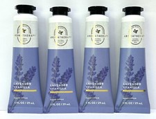 4 BATH BODY WORKS AROMATHERAPY LAVENDER VANILLA HAND CREAM LOTION 1 OZ TRAVEL
