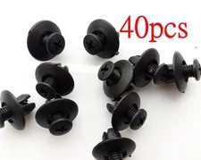 40 x Fender Liner Clip Splash Shield Blind Rivet Screw Type For Hond For Mazda