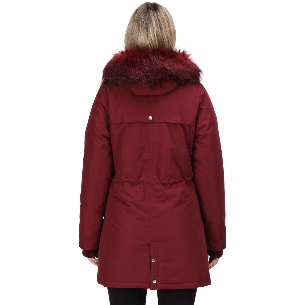 Regatta Womens Samiyah Jacket Waterproof Hooded Padded Parka Rain Coat