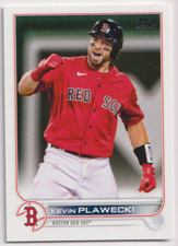 2022 Topps #393 Kevin Plawecki Boston Red Sox