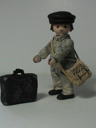 PLAYMOBIL CUSTOM MECANICO AEREO POSTAL REF-003 - Imagen 6 de 11