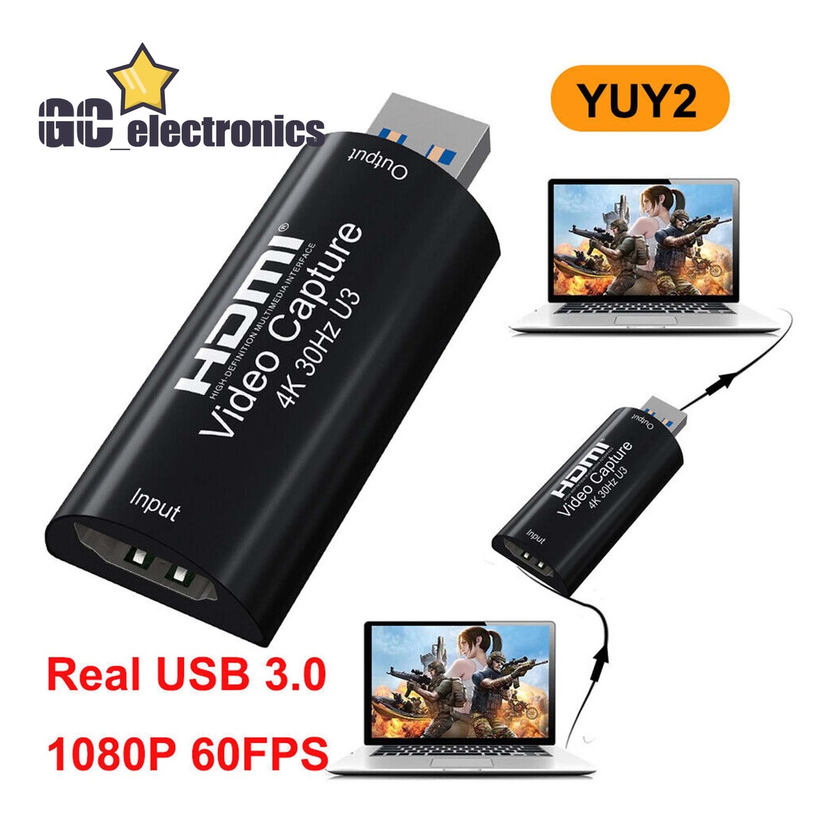 MS2130 4K HDMI To USB 3.0 Video Capture Card 1080P Game Record PC