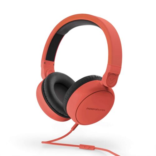 Energy Sistema Headphones Style 1 Talk Chili Red (Over-ear, 180º Foldable, Detac - Imagen 1 de 4