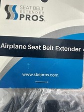 Seat Belt Extender Type A Pros Airplane Safety Certified Includes Case New