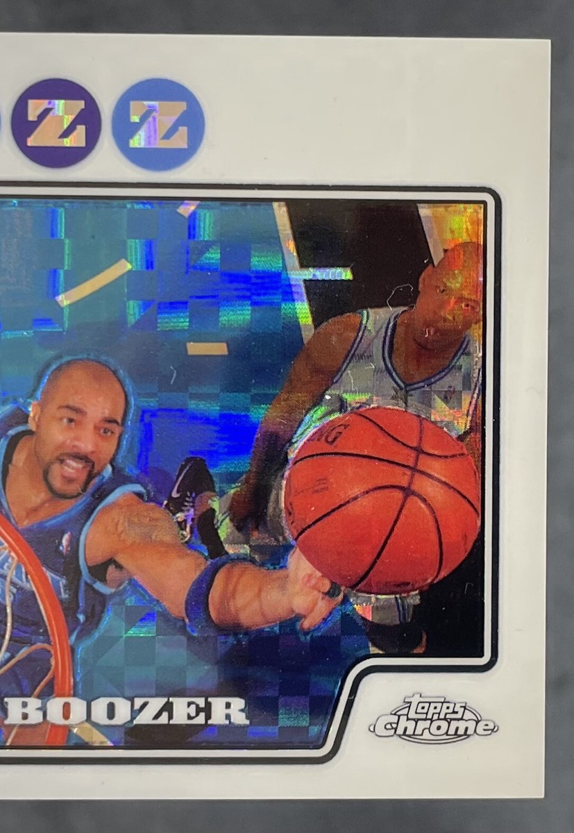 2008-09 Topps Chrome Carlos Boozer X-Fractor Card #204/288