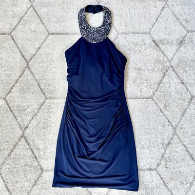 blue backless bodycon dress Berylove Women Glitter Lilac Bodycon Homecoming Dress Sequins Pleated Corset Backless Mini Prom Dress, Light Blue / US4