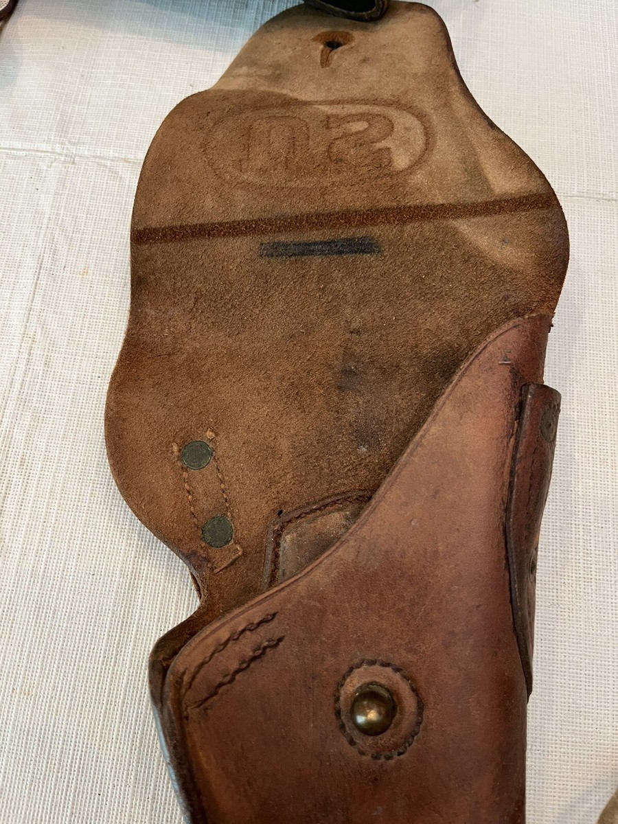 1911 Ww2 Holster Perkins Cambell 1917 Early Brown Leather World
