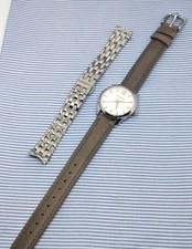 Hamilton Jazzmaster Lady Date Quartz Watch Stainless Steel Silver Dial Elegant 4