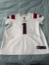 Patriots Nike Authentic Cam Newton White Jersey Vapor Elite Size 48 XL NWOT Mint