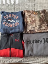 Lot Of 4 Youth Large Boys Hoodies And Jacket