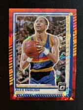 2025-26 Panini Donruss Basketball - Alex English #158 Red Ice Optic Prizm