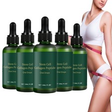 1-10X Stem Cell Collagen Peptide Oral Drops for Lift  Firm Skin Reduce Wrinkle
