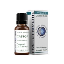 Mystic Moments Huile Végétale De Ricin Bio 100% Pure 10ml (CO10CAST)