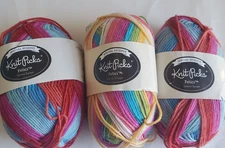Knit Picks Special Reserve Felici Fingering Yarn Sonoma Sunset Candy Shoppe x3