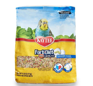 Kaytee Forti-diet Egg-cite Parakeet Pet Bird Food, 5 Pound