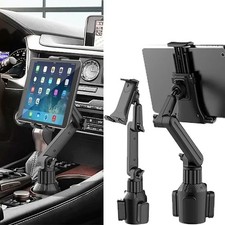 Car Cup Holder Arm Mount Stand for APPLE iPad AIR PRO 12.9 SURFACE TABLET IPHONE