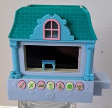 Pixel Chix Blue Mansion House RARE Mattel 2005 Tested Working and Instructions