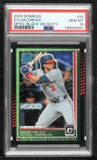 2025 Donruss Optic Black Velocity Prizm 18/39 Dylan Crews #54 PSA 10 GEM MT v1x