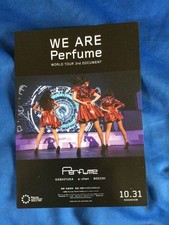 Perfume movie "World tour 3rd document" promo flyer