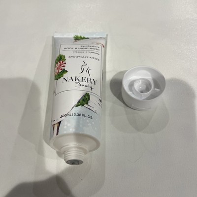 Nakery Beauty Skin Restore Body & Hand Wash Snowflake Kisses 3.38 oz