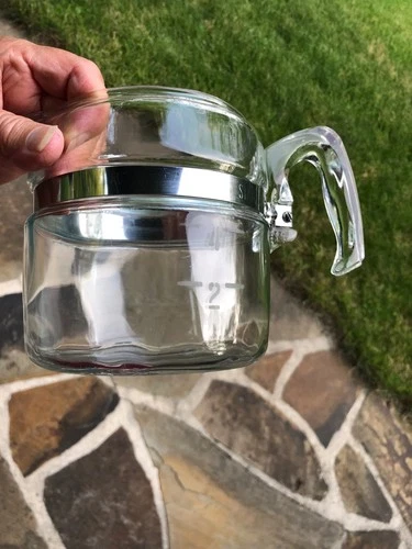 Vintage Pyrex 2-4 Cup Glass Percolator Coffee Pot Only