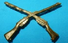 WW1 SHARPSHOOTER MARKSMAN BRITISH MILITARY ARM TRADE BADGE GENUINE - WORLD WAR I