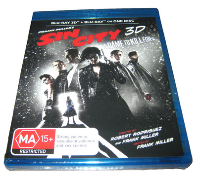 Sin City 2: A Dame to Kill For - 3D Blu-Ray - New Sealed - Rare Aus Release