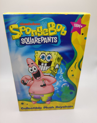 Nickelodeon SpongeBob SquarePants Plüschtier Schlüsselanhänger 18M+