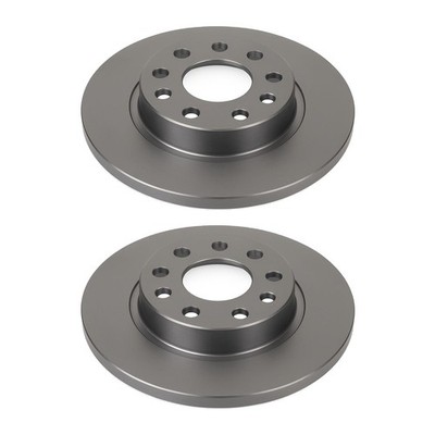 2 Bremsscheiben Hinterachse voll Ø 65,5 mm 12 mm VALEO für u.a. SAAB 9-3