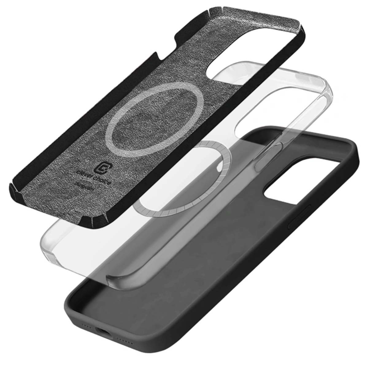 Coque iPhone 15 Pro Max grise en silicone pour vos déplacements - 3