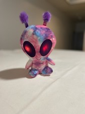 Alien Aurora Galactic Cuties Light up Eyes Alien 8 Plush Galaxy Print