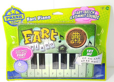 Vintage FART PIANO Fart Belch Vomit Star Skyrocket Toys Prank Gag Sound Machine