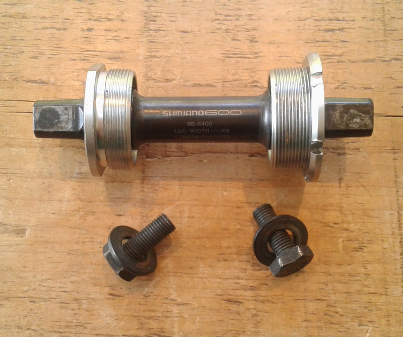 Vintage Shimano 600 BB6400 bottom bracket British thread 113mm Eroica