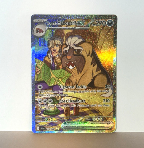 Pokemon Company Arven's Mabosstiff ex 235/182 SIR