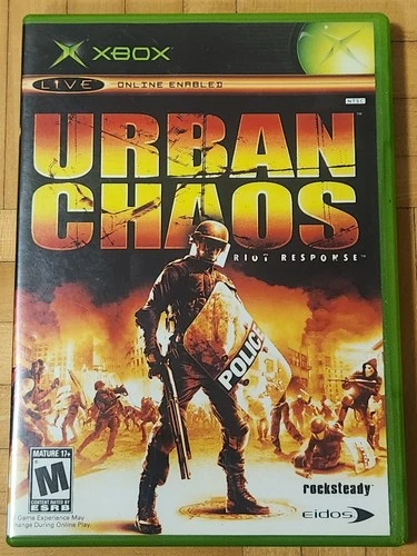 Urban Chaos: Riot Response (Microsoft Xbox, 2006) USED COMPLETE - GOOD CONDITION