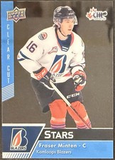 Fraser Minten Rookie 2022-23 Upper Deck CHL #331 Clear Cut (RC) Boston Bruins