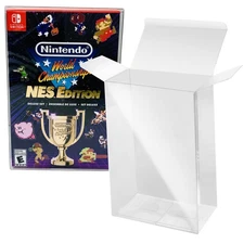 1x Clear Box Protector Case For Switch NINTENDO WORLD CHAMPIONSHIPS. NWC