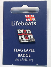 RNLI Lifeboat Station Bridlington pin badge