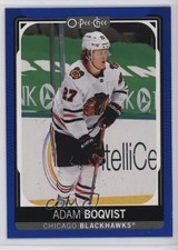 2021-22 O-Pee-Chee Blue Border Adam Boqvist #384 04dx