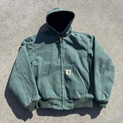 カーハート アクティブジャケット XL JQ243 Carhartt Vintage Active Jacket JQ243 HTG Hunter Green J06 J130